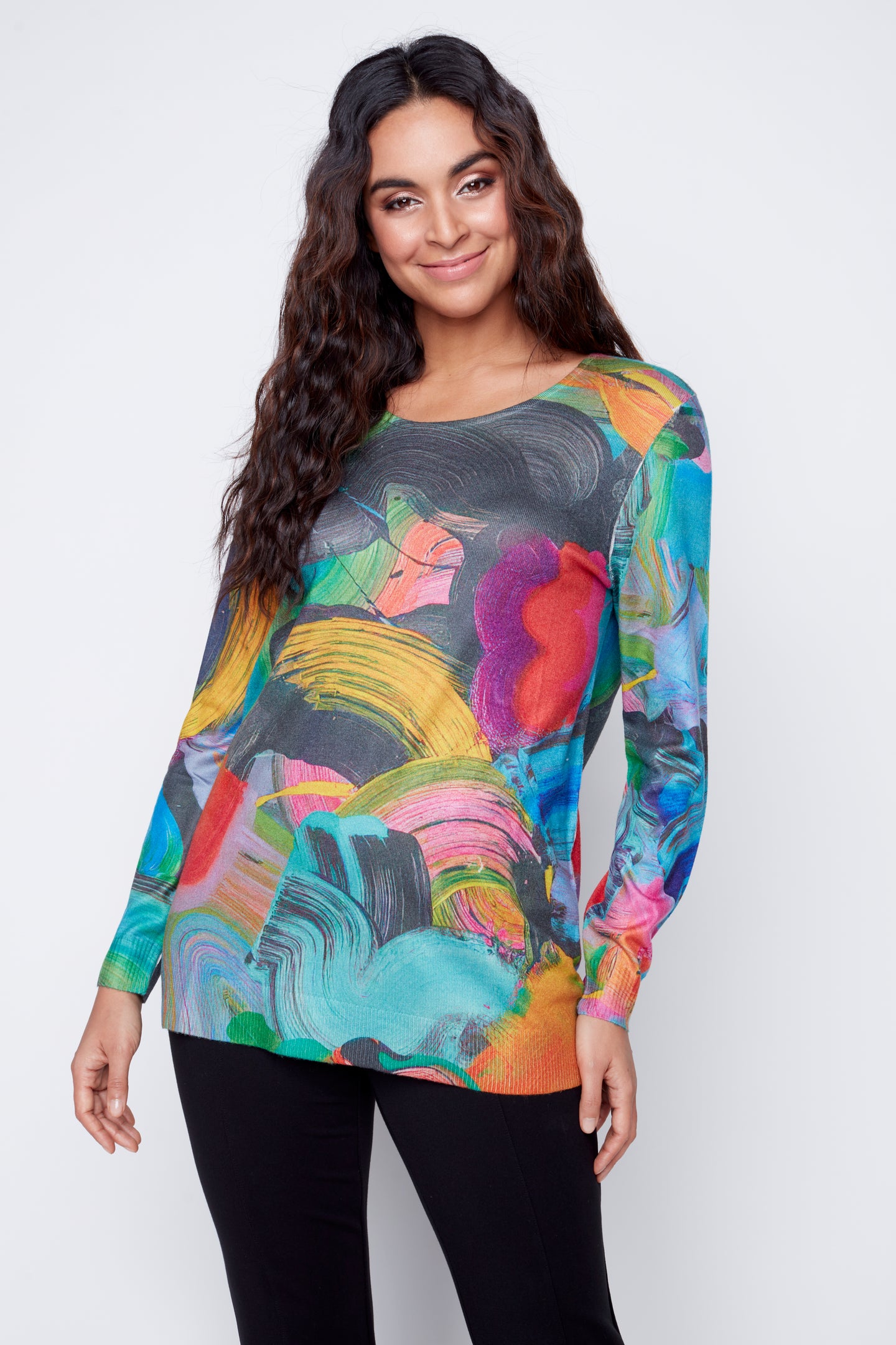 Winter Bouquet sweater