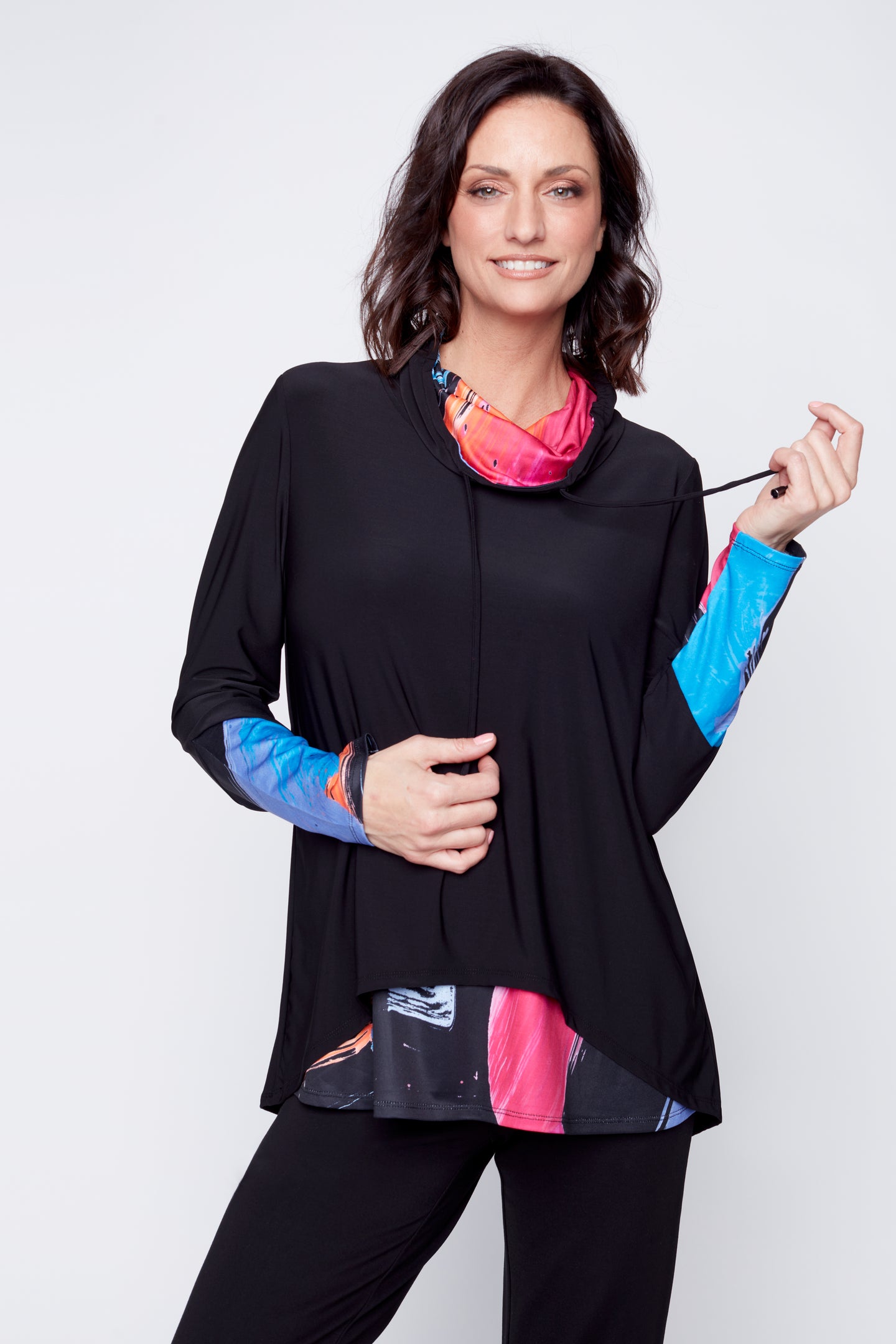 Just Say It two-tone long sleeve
