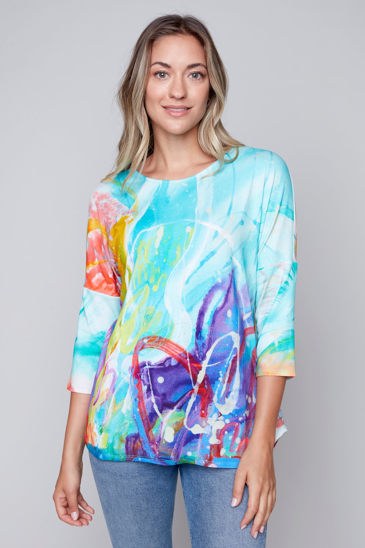 This Side of Home 3/4-length sleeve top