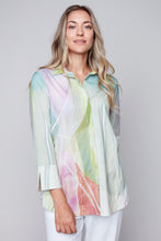 Load image into Gallery viewer, Fresh Avocado 3/4-length sleeve blouse
