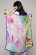 Load image into Gallery viewer, &quot;Bird of Paradise&quot; silk scarf
