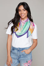 Load image into Gallery viewer, &quot;Bird of Paradise&quot; silk scarf
