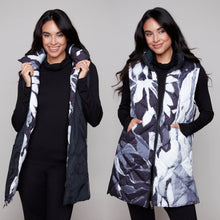 Charger l&#39;image dans la galerie, &quot;Winter Solstice&quot; long quilted vest
