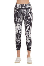 Load image into Gallery viewer, Garden In Black &amp; White Leggings
