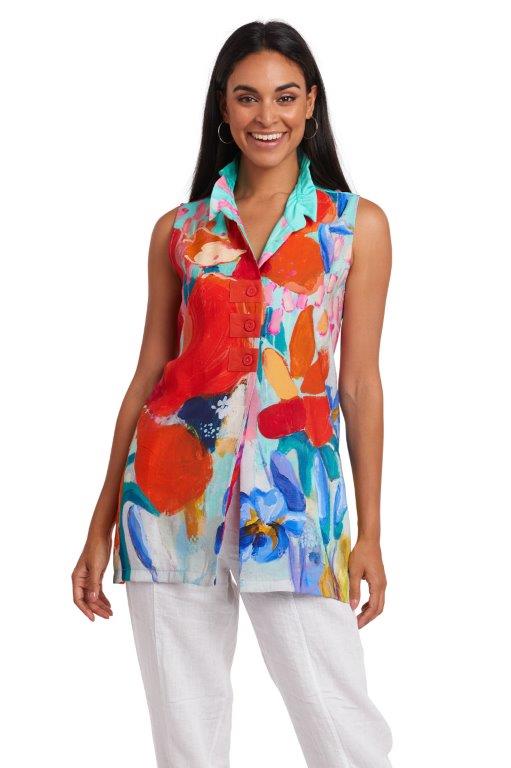 Sudden Summer Sleeveless Blouse