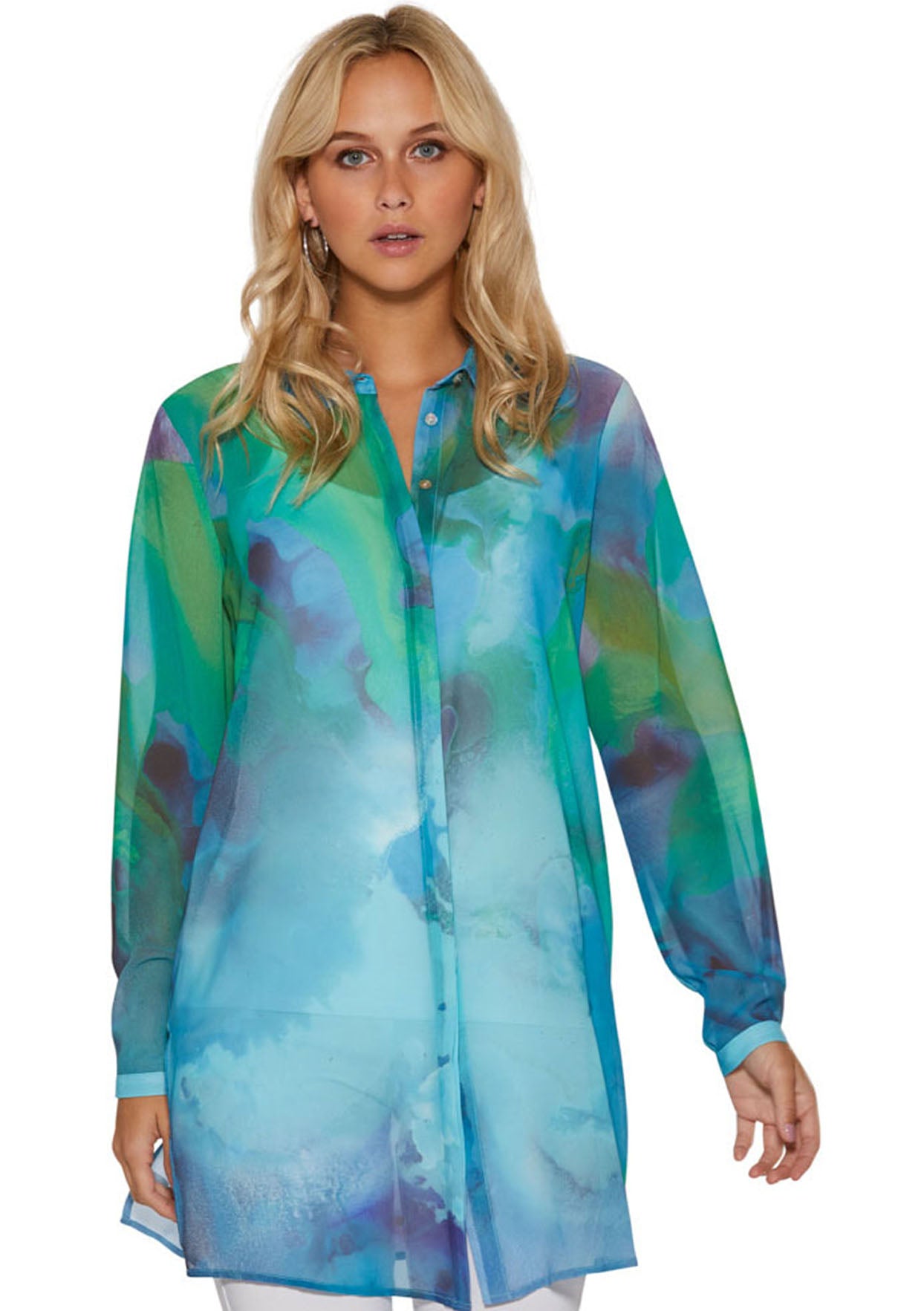 My Name is Velvet Chiffon Blouse
