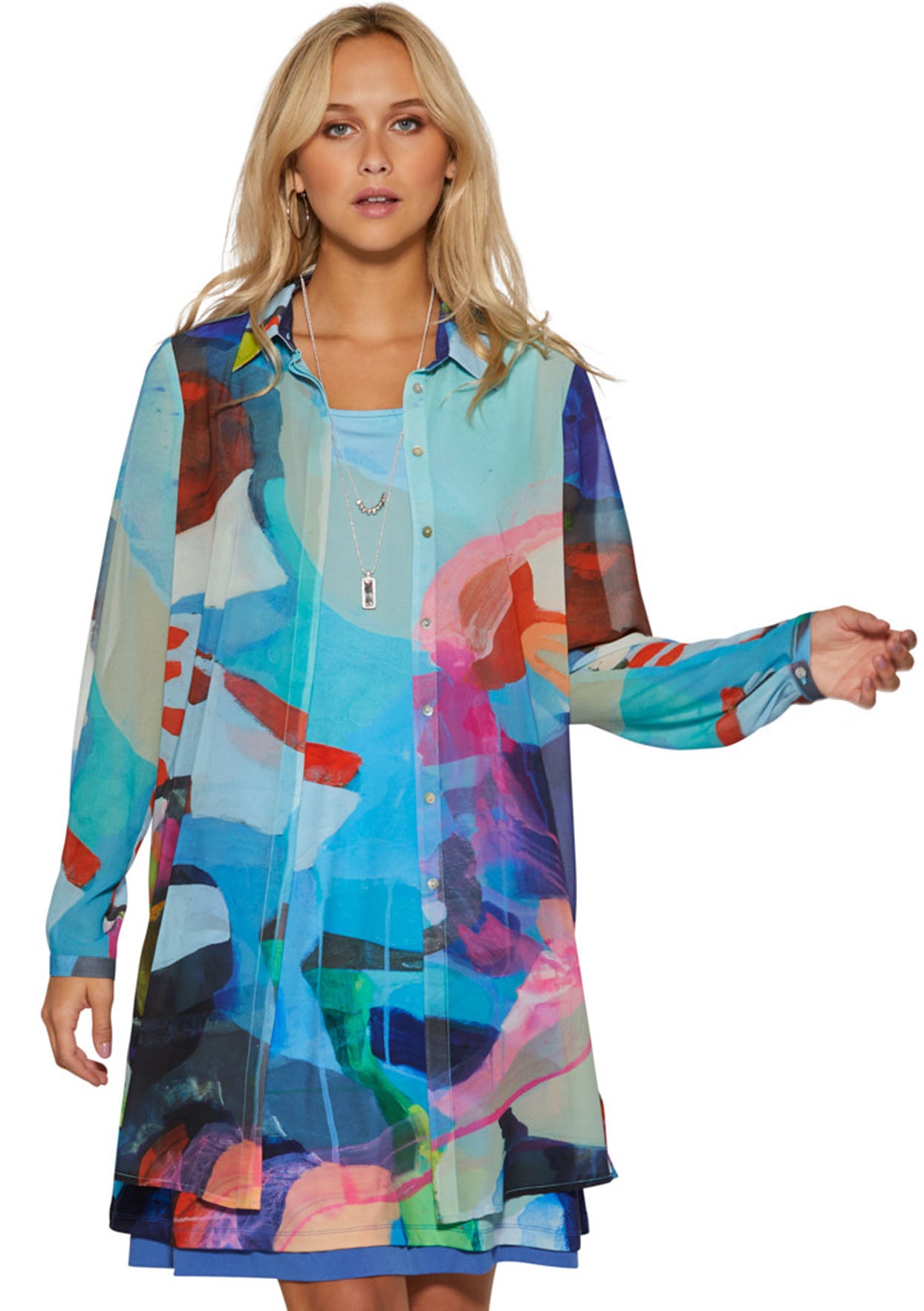 Take Me to California Chiffon Blouse