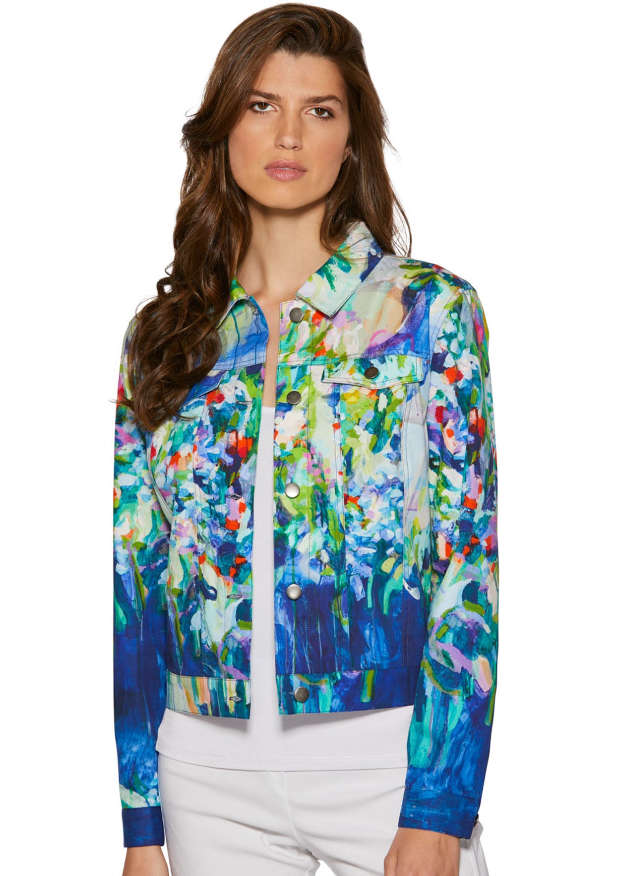 Full Bloom Jean Jacket