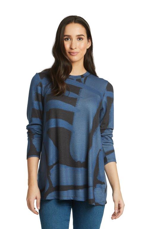 Midnight Long Sleeve Knit Top