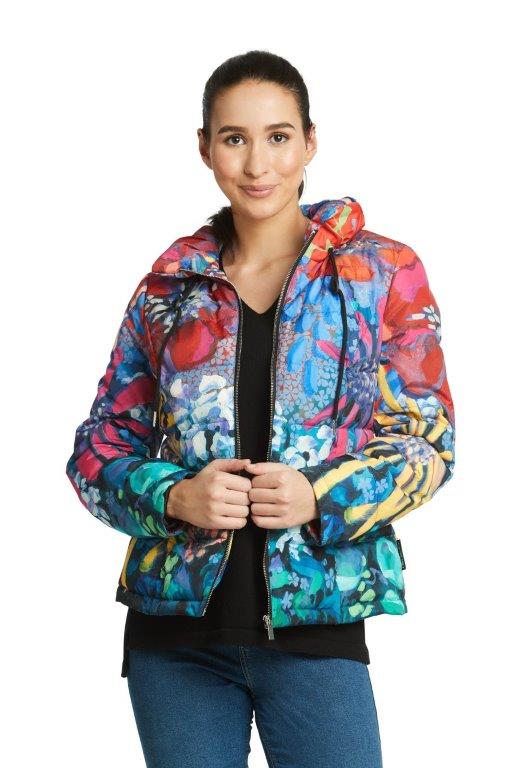 Springtime All Of The Time Zip Front Jacket