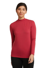 Load image into Gallery viewer, Basic Mock Neck Long Sleeve Top
