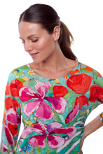 Load image into Gallery viewer, Where Butterflies and Bees Are 3/4-length dolman sleeve top
