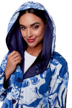 Load image into Gallery viewer, Blue &amp; White: At Lib.reversible coat
