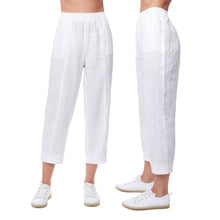 Load image into Gallery viewer, Basics collection elastic waist crop pants
