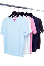 Load image into Gallery viewer, Basics v-neck short sleeve t-shirt
